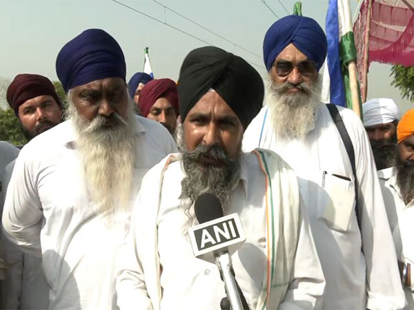 Farmers stage three-day 'rail roko' agitation in Punjab. (Photo/ANI)