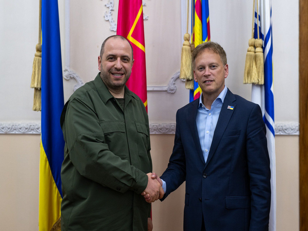 Ukrainian Defence Minister Rustem Umerov, UK Defence Secretary Grant Shapps (Image Credit: X/@rustem_umerov)