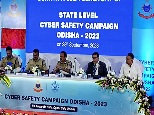 Odisha Police launches Cyber Safety Campaign 2023 (Photo/ANI)