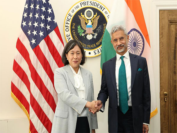 External Affairs Minister S Jaishankar and US Trade Representative Katherine Tai (Photo: X @DrSJaishankar)