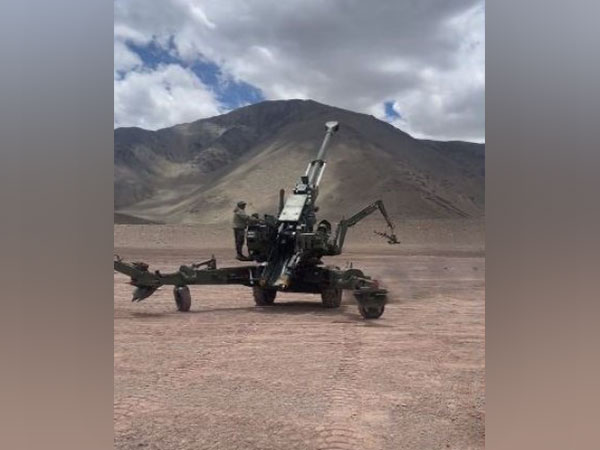 A dancing Dhanush in Ladakh (Photo/ANI)