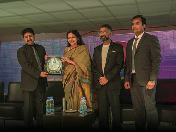 ( From L to R) Dr. Virji Koul, CEO-EPS, Rashmi Mittal, Pro-Chancellor LPU, Sorabh Lakhanpal-DSW LPU and Mohit Singh Rajawat COO-EPS