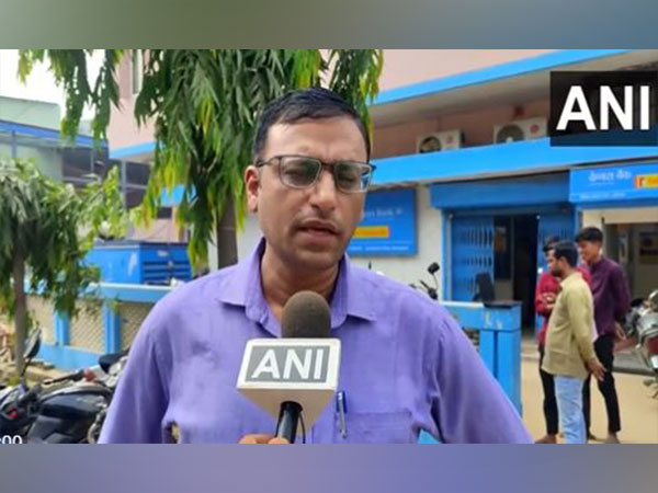 Vishal Dixit, Lead District Manager, Bank of Baroda Moradabad  (Photo/ANI)