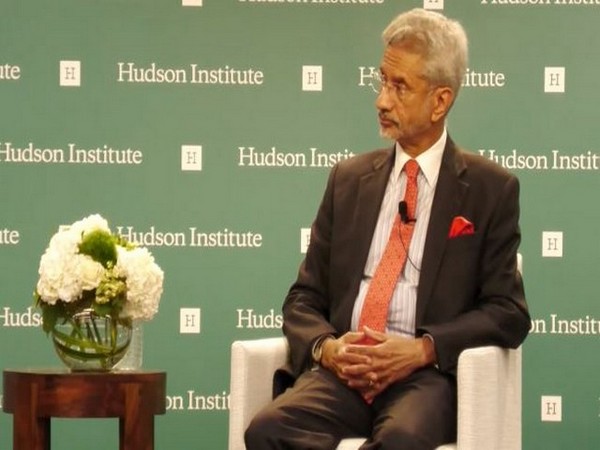 External Affairs Minister S Jaishankar speaks on India’s role in a New Pacific Order at Hudson Institute (Photo/ANI)