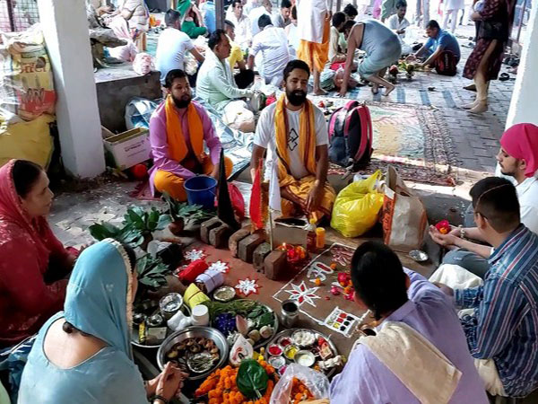 Visuals from Narayan Shila temple, Haridwar (Photo/ANI)