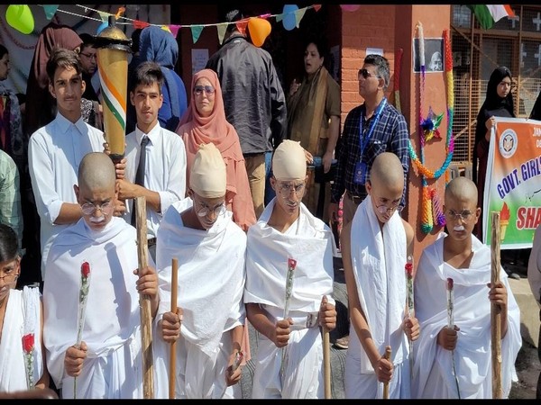 Shanti Yatra-2023 initiated to promote peace in the valley. (Photo/ANI)