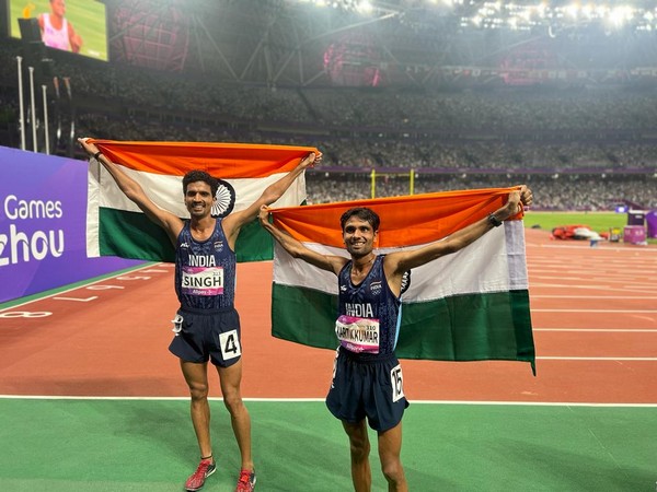 Kartik Kumar and Gulveer Singh (Photo: Athletics Federation of India/ Twitter)