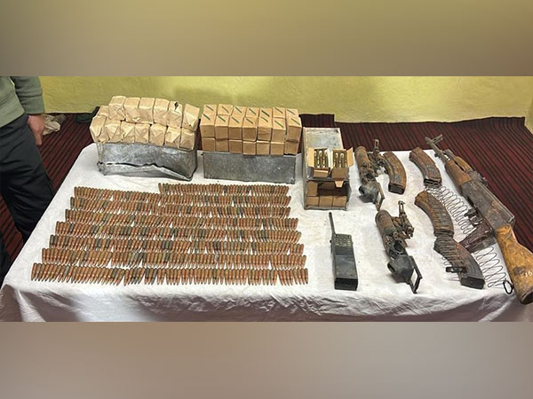 Arms and Ammunition recovered (Photo/X@ChinarcorpsIA)