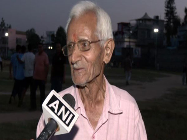 Munshi Ram, an 84-year-old resident of Udhampur, Jammu and Kashmir (Photo/ANI)