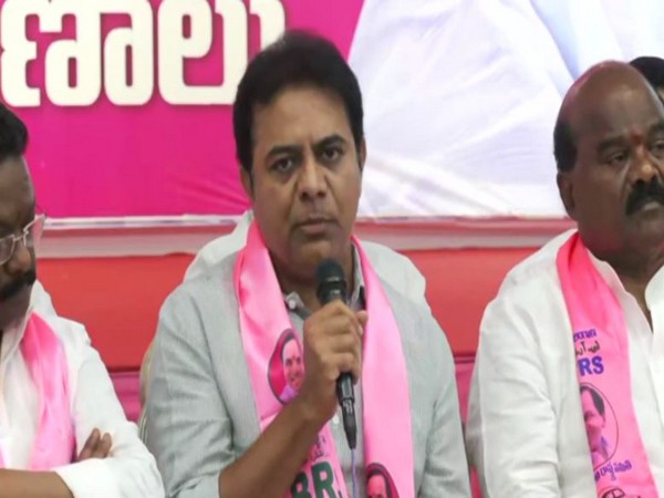 Bharat Rashtra Samithi (BRS) working president and Minister KT Rama Rao (KTR). (File Photo/ANI)