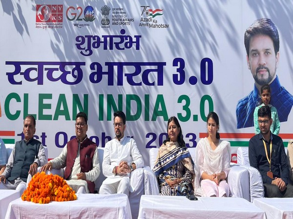 Anurag Thakur launches Swachh Bharat Abhiyan 3.0 (Photo/ANI)
