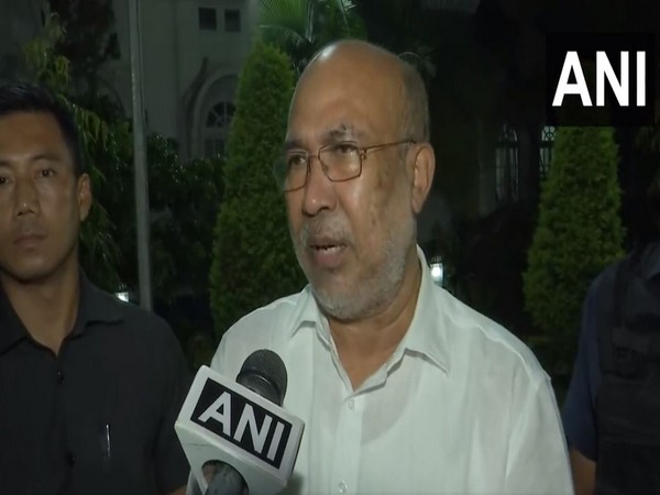 Manipur Chief Minister N Biren Singh (Photo/ANI)