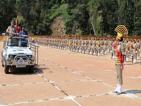 CM Sukhu at passing-out parade function at Police Training College Daroh (Photo/ANI)