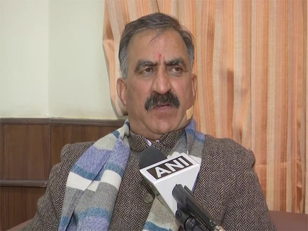 Himachal Chief Minister Sukhwinder Singh Sukhu (File photo/ANI)