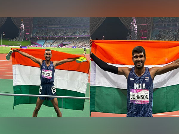 Ajay Kumar Saroj and Jinson Johnson (Photo: Narendra Modi/ Twitter)