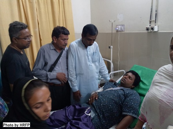 HRFP team visiting Pastor Vicky in hospital (Photo Credits: Human Rights Focus Pakistan)