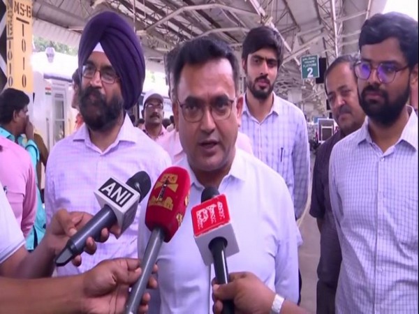 Eerya Bhukya Vishwanath, Divisional Railway Manager, Chennai (Photo/ANI)