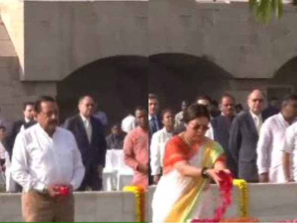 Union Ministers of State Jitendra Singh, Meenakshi Lekhi (Photo/ANI)