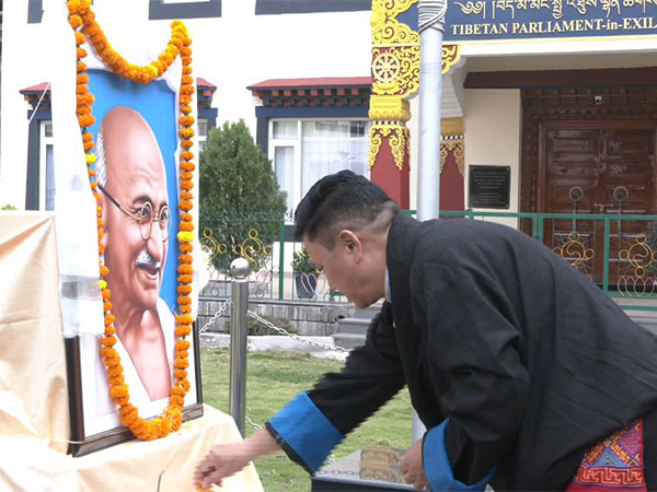 Tibetans in-exile celebrate Gandhi Jayanti (Photo/ANI)