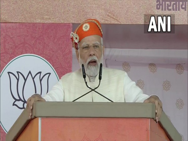 Prime Minister Narendra Modi in Chittorgarh, Rajasthan.(Photo/ANI)