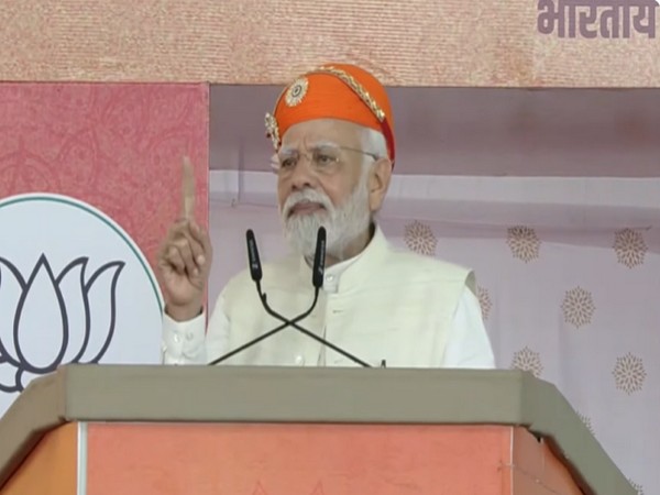 Prime Minister Narendra Modi in Rajasthan's Chittorgarh (Image: ANI)