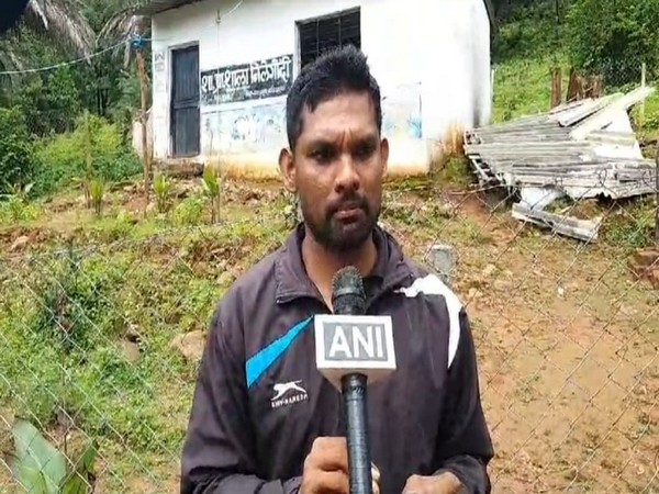 Gaukaran Pradhan, a teacher posted in the insurgency-hit Kanker district (Image/ANI)