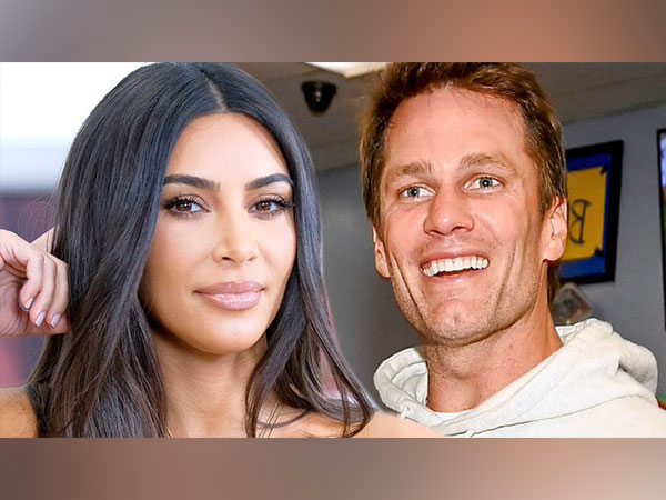 Kim Kardashian and Tom Brady (Image source: Twittter)
