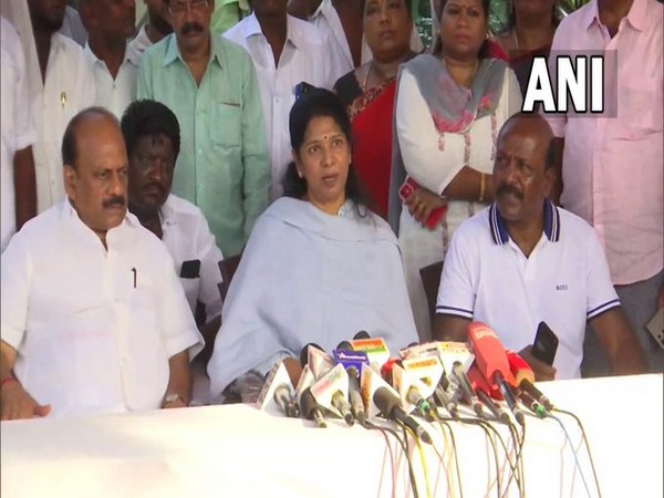 DMK leader K Kanimozhi (Photo/ANI)