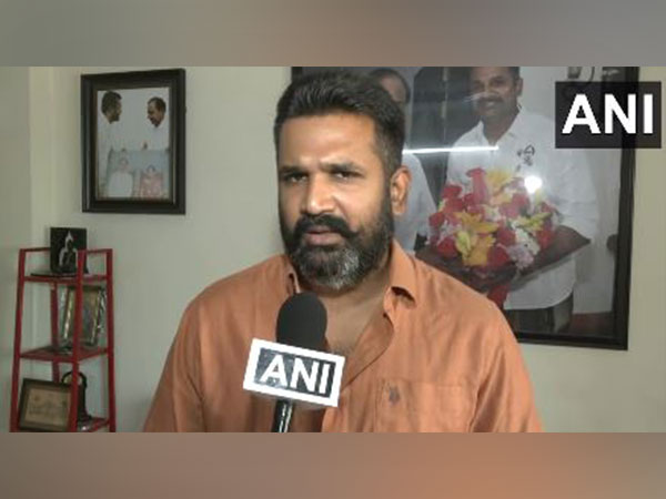 BRS leader Krishank (Photo/ANI)