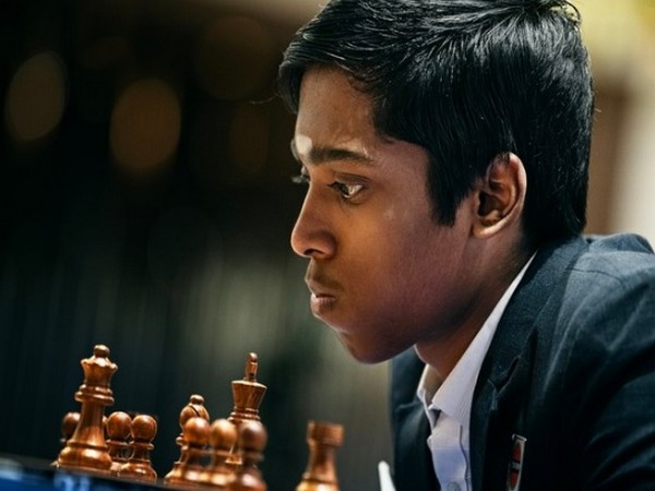 R Praggnanandhaa. (Picture: Twitter/International Chess Federation)