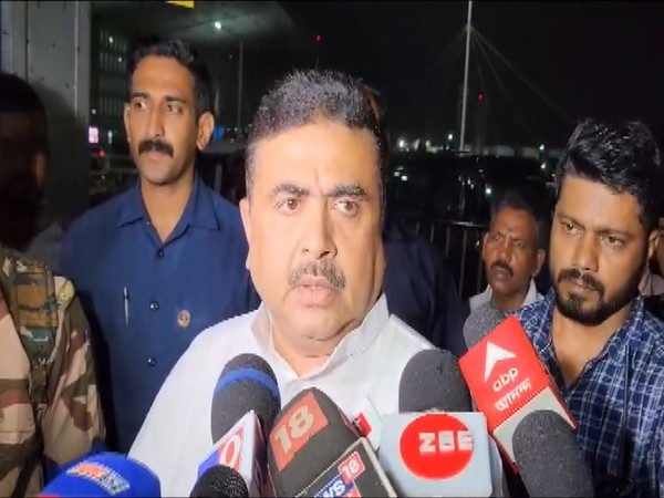Suvendu Adhikari addresses media in Kolkata (Photo/ANI) 