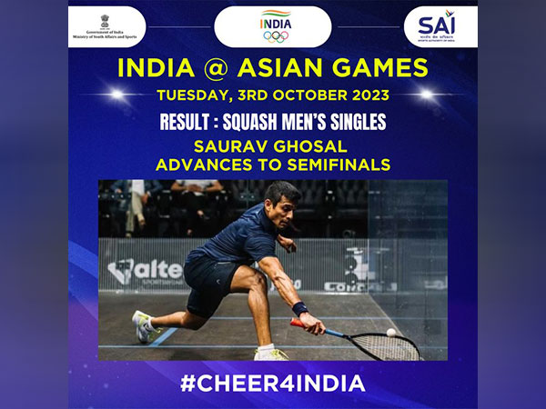 Saurav Ghosal (Photo: SAI Media/ Twitter)