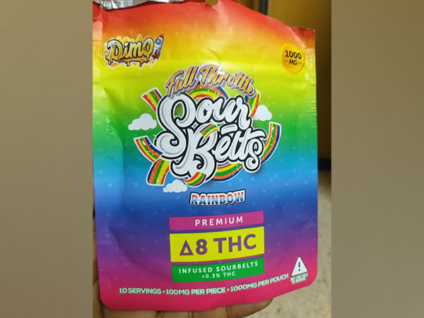 The cannabis-laced candy came in this bright packaging, according to Jamaican officials. (Photo Credit: X/@williams_fayval)