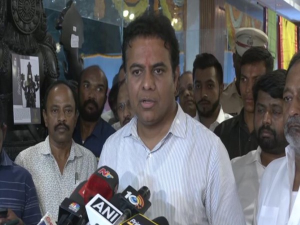 Telangana minister KT Rama Rao (Photo/ANI)