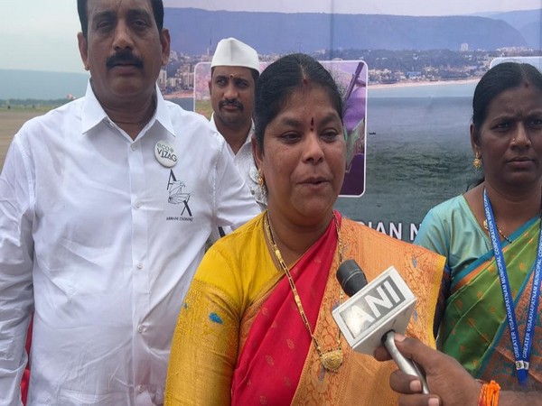 GVMC Mayor G Hari Venkata Kumari. (Photo/ANI)