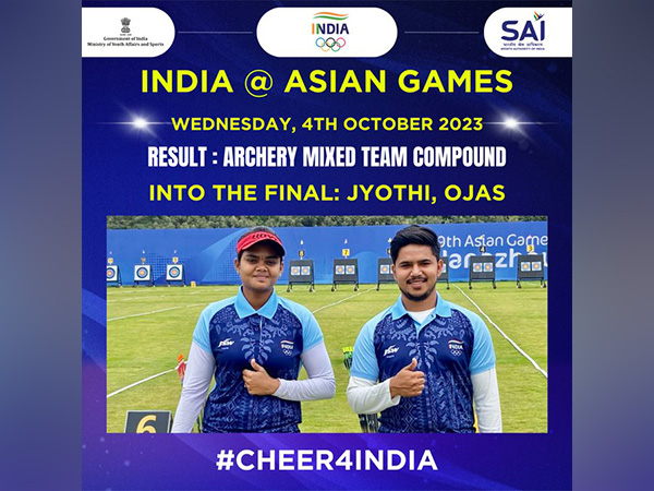 Jyothi Vennam Surekha and Pravin Ojas Deotale (Image: Twitter/ SAI Media) 