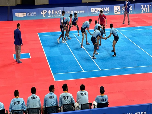 Indian men's Kabaddi team in action (Image: Olympics.com) 