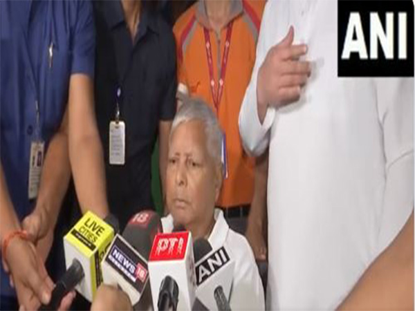 Rashtriya Janata Dal (RJD) chief Lalu Yadav (Photo/ANI)