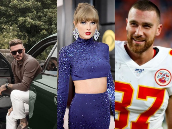 David Beckham,Taylor Swift,Travis Kelce (Image source: Instagram)