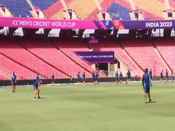 New Zealand team in practice session (Image: BCCI) 