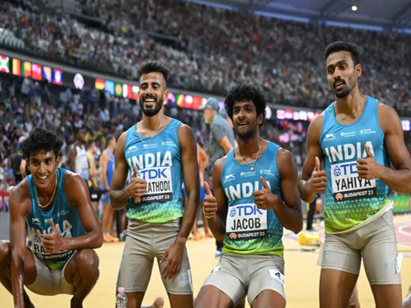 Indian men's 4x400 m relay team. (Photo- SAI Media)