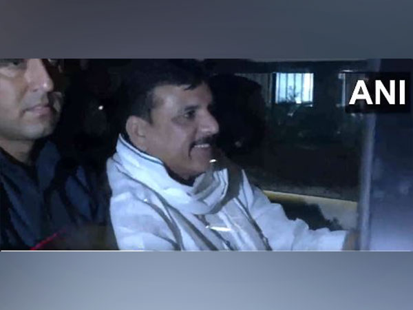 AAP MP Sanjay Singh was arrested by ED from his Delhi residence. (Pic credit/ANI)