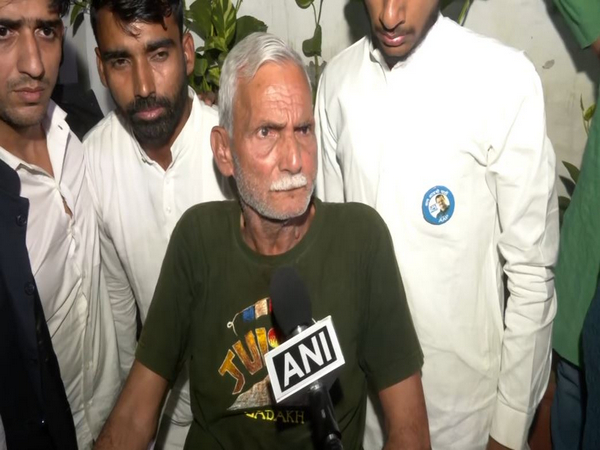 AAP MP Sanjay Singh's father Dinesh Singh (Photo/ANI)