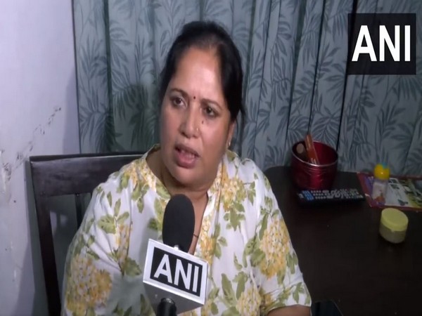 Anita Singh, wife of Sanjay Singh (Photo/ANI)