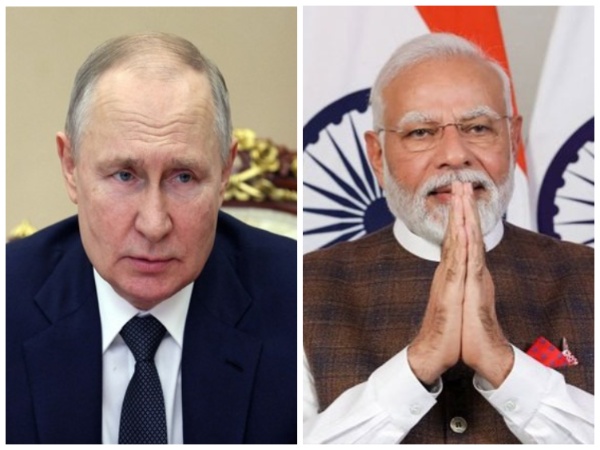 Russian President Vladimir Putin and Prime Minister Narendra Modi (Photo: Reuters, ANI)