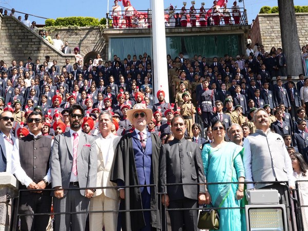 Himachal CM Sukhvinder Singh Sukhu at Lawrence School 's founder’s day celebration (Photo/ANI)