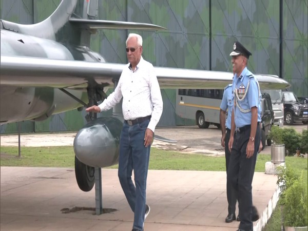 Lieutenant Alfred Tyrone Cooke at Kalaikunda Air base (Photo/ANI)