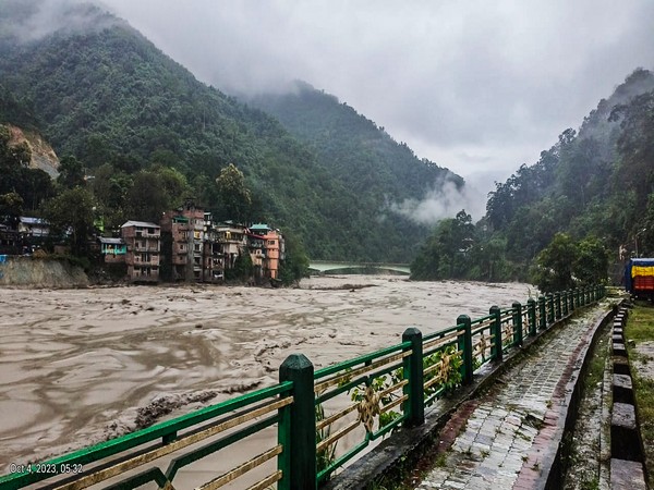 Sikkim flashflood (Photo/ANI)