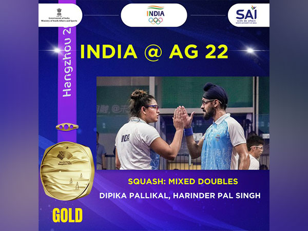 Dipika Pallikal and Harinder Pal Singh Sandhu (Image: Twitter/ SAI Media)