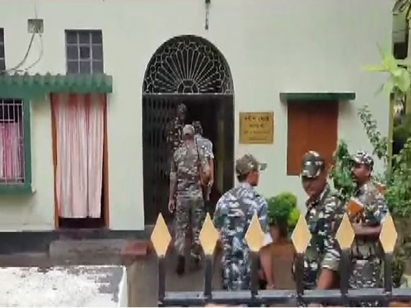 ED raid at Bengal Minister Rathin Ghosh house (Image/ANI)